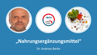 Webinar über Nahrungsergaenzungsmittel von Dr. Berke für die VDCO