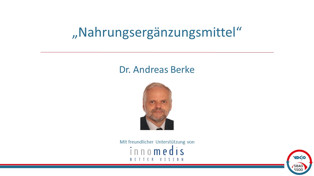Dr. Andreas Berke Webinar VDCO SBAO