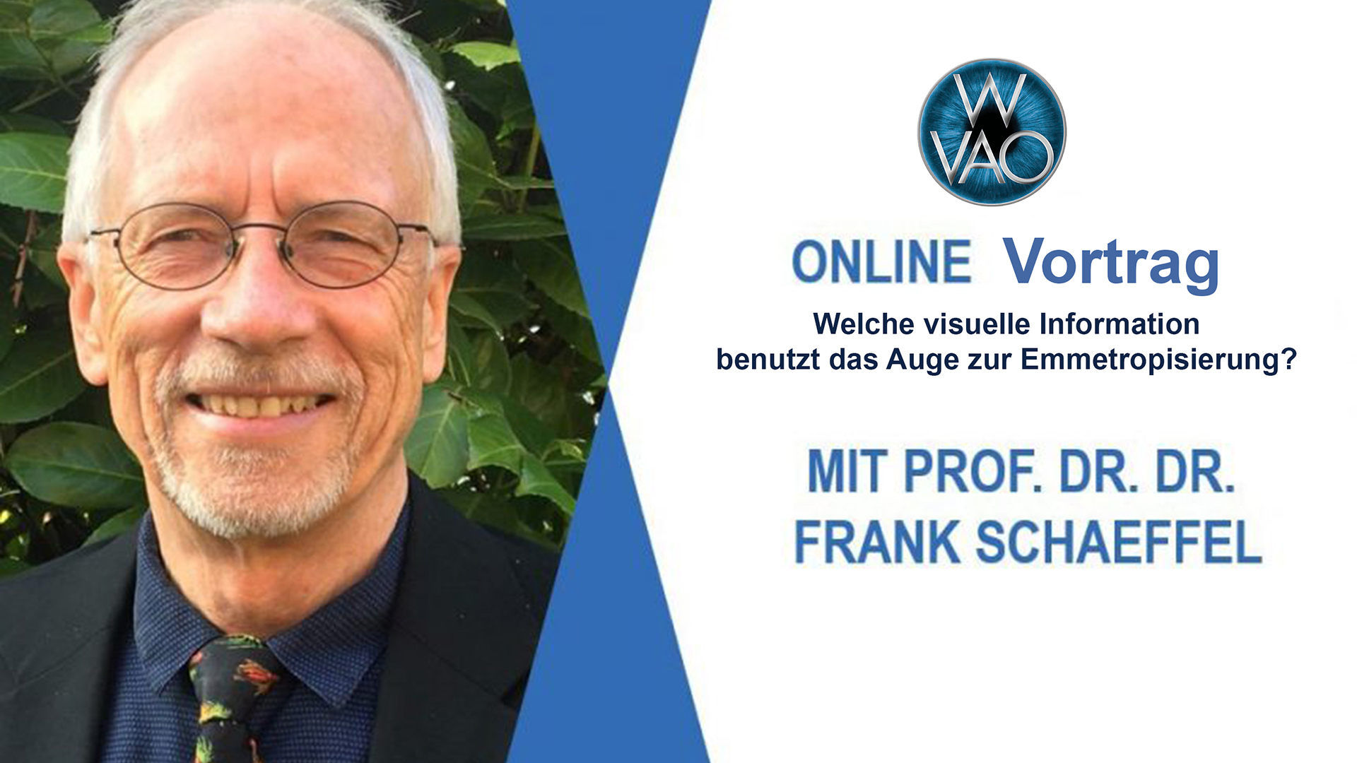 Titelbild Online Vortrag WVAO Frank Schaeffel