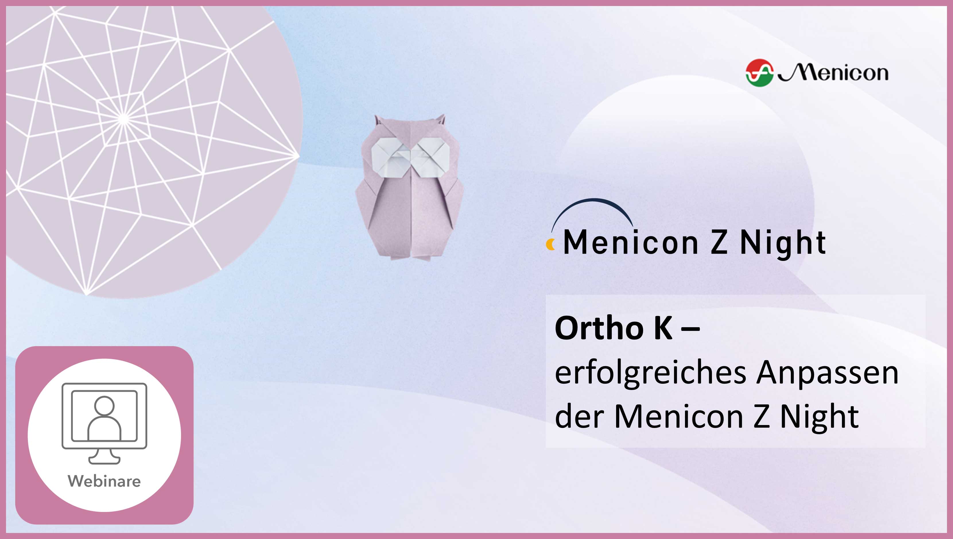 Ortho-K Webinar Menicon