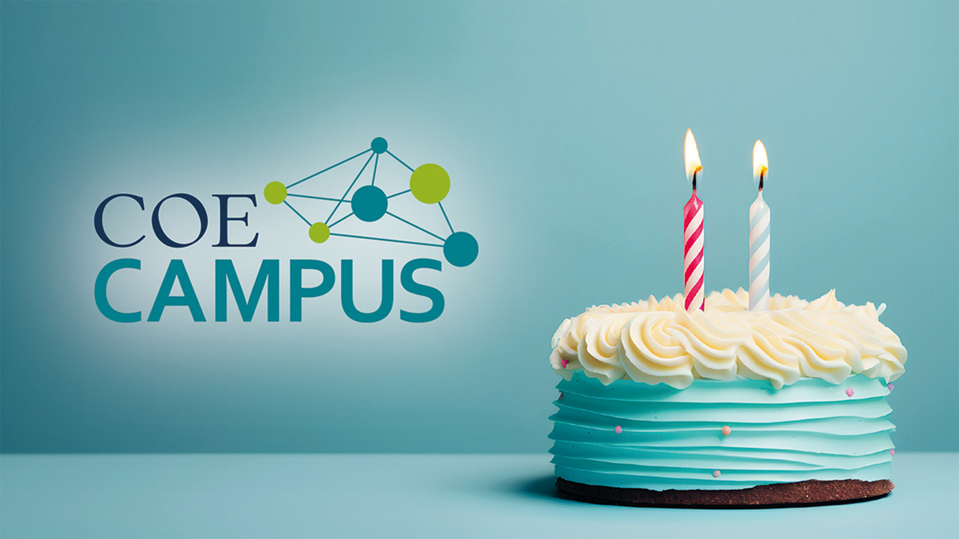 Torte mit COE Campus Logo